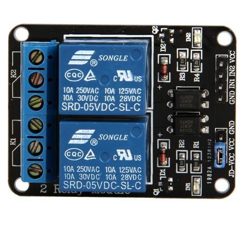 5V Módulo de 2 Canales rele Shield para Arduino ARM PIC AVR DSP Electronic