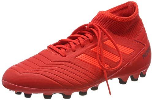Adidas Predator 19.3 AG, Botas de fútbol para Hombre, Multicolor (Rojact/Rojsol/Negbás 000), 44 EU