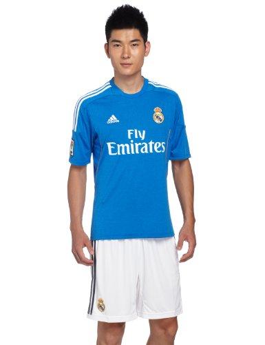 Real Madrid C.F. Adidas Camiseta de fútbol Infantil, 2ª equipación, 2013-14, Color Azul