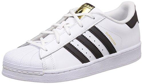 adidas Superstar, Zapatillas de Baloncesto Unisex Niños, Blanco (Footwear White/Core Black/Footwear White 0), 35 EU