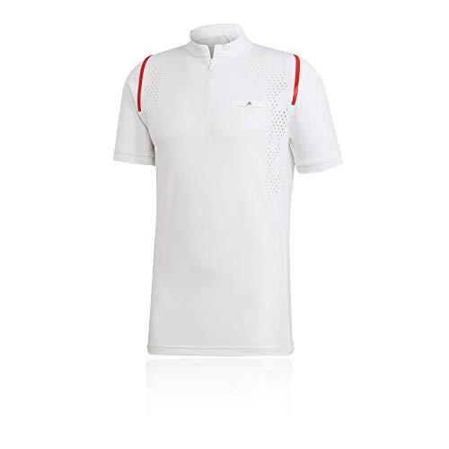 adidas Asmc Zipper tee Camiseta, Hombre, Blanco, M