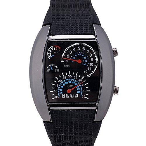 AMPM24 - Reloj de pulsera hombre, caucho, color negro