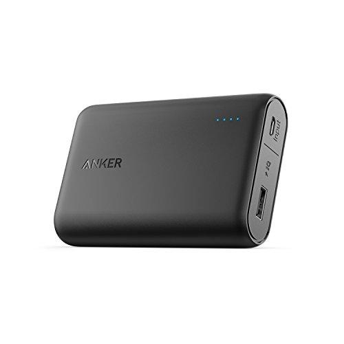 Anker PowerCore 10000 10000mAh Negro batería Externa - Baterías externas (Negro, Teléfono móvil/Smartphone, Tablet, MP3/MP4, GPS, Lector de Libros electrónicos, 10000 mAh, USB, 36 WH, 2,4 A)
