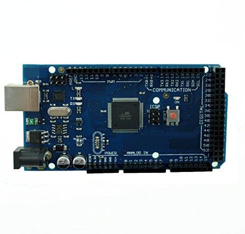 Arduino MEGA 2560 , ATMega 2560-16AU, Nueva versión, USB Cable Incluido [Arduino Mega 2560 Compatible]