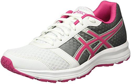 Asics Patriot 8 W, Zapatillas De Running Mujer, Multicolor (White/Sport Pink/Silver), 37.5 EU