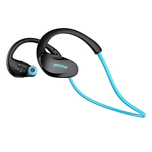 Mpow Cheetah Auriculares Estéreo In-ear Deportes Tecnología aptX Avanzada Bluetooth 4.1 Correr Cascos Deportivos Manos Libre, Auricular Inalámbrico para iPhone,iPad,Teléfono Móvile Android-Azul