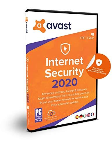 Avast Internet Security 2020 | 1 PC | 1 Año