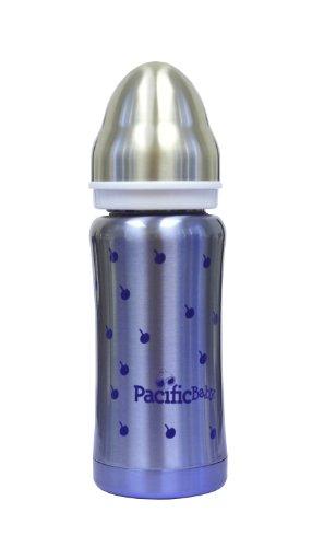 Pacific Baby Termo - Biberón 3 en uno, 200 ml, color azul claro