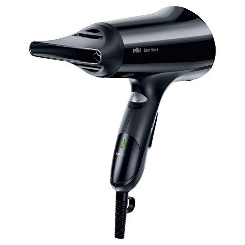 Braun Satin Hair 5 HD-550 - Secador de pelo con alisador y cepillo, 2000W, color negro