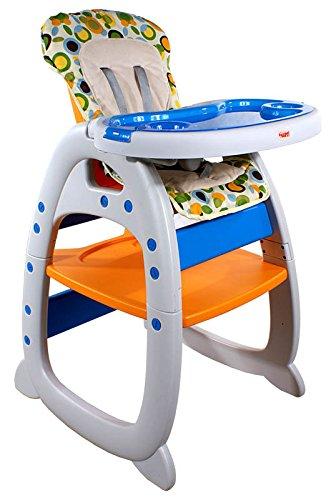 Silla alta - Trona Multifuncion - Trona Plegable - Tronas bebe ARTI New Style 505 Orange Baby Set - silla y mesa - Silla alta con funcion mecedora