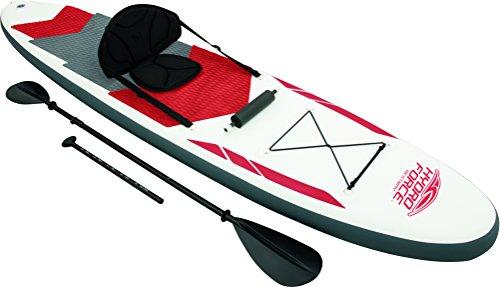 Bestway 8321637 Tabla Paddle para Surf Profesional con Remo Asiento Desmontable, 335 x 76 x 15 cm, Unisex, Blanco