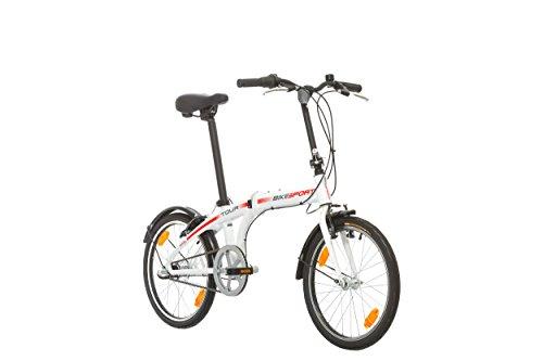 Bikesport TOUR Bicicleta plegable ruedas de 20" Shimano Nexus 3 velocidades (Blanco)