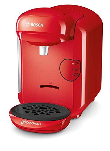 Bosch TAS1403 Tassimo Vivy 2 Cafetera de cápsulas,1300 W, color rojo