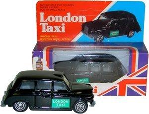 Juguete Taxi Negro de Londres - Modelo Coche de Metal Fundido a Presión / Ruedas Móviles / Black Cab / Recuerdo Británico de Inglaterra Reino Unido