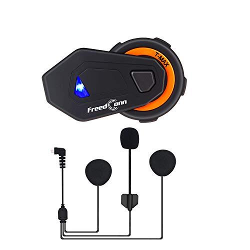 Sistema de comunicación para Motocicleta Casco Bluetooth Interphone 1000M FreedConn T-MAX para 6 pasajeros Intercomunicador grupal