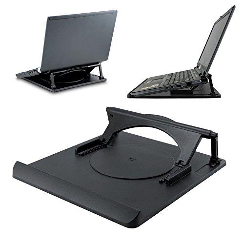 CostMad Adjustable Flexible Laptop Notebook Holder Stand Base - Rotate 360 without moving the base