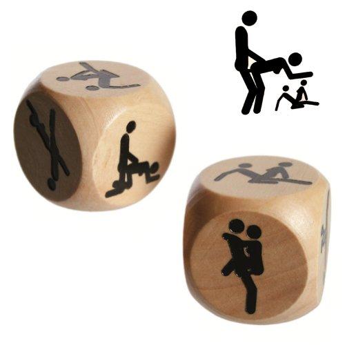 Dado de madera Kamasutra para juegos eróticos