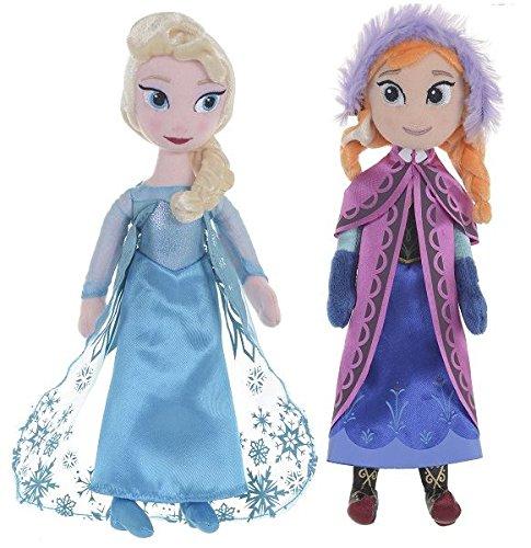 Disney Oficial Frozen 26cm (10 pulgadas) Elsa & Anna felpa Muñecas de trapo en caja de regalo
