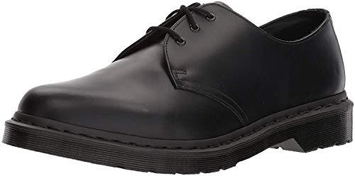 Dr. Martens Monochrome 1461 14345001 - Zapatos de cordones de cuero unisex, Negro, 44