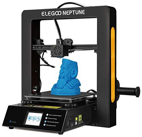 ELEGOO NEPTUNE Impresora 3D FDM Impresora 3D Pleno Metal Tamaño de Impresión 205 * 205 * 200mm Compatible con Filamento TPU/PLA/ABS