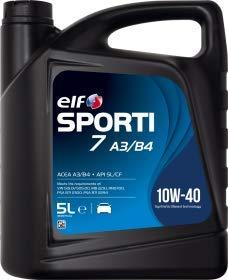 Elf Sporti 7 A3/B4 - Aceite 10W40, 5L