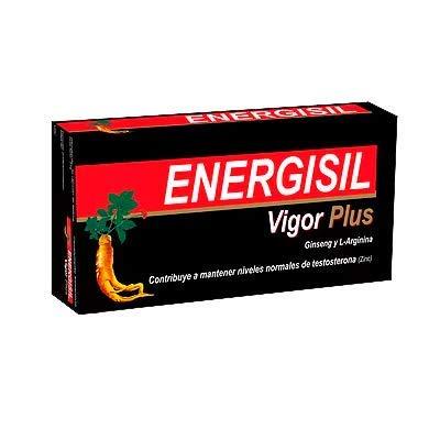 Energisil Vigor Plus con Ginseng y Arginina 30 cápsulas de Pharma Otc