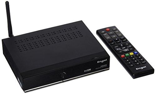 Engel RS8100HD - Receptor satélite de sobremesa (Full HD, PVR, Lector Conax, WiFi, USB 2.0, HDMI, DVBS2, 1 tunner), Color Negro