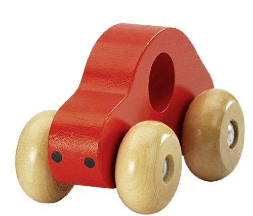 Fashy 1903 60 Coche de juguete hecho de madera rojo