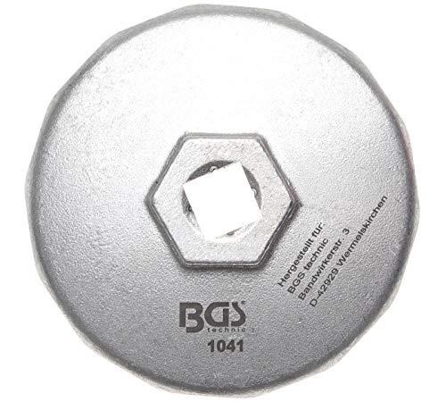 BGS 1041 | Cazoleta para filtros de aceite | 14 caras | Ø 74 mm | para Audi, BMW, Mercedes-Benz, Opel, VW