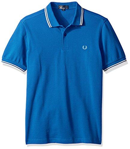 Fred Perry M3600, Polo Para Hombre, Multicolor (Aster/Porcelain), Small