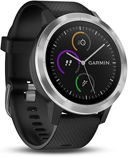 Garmin Vivoactive 3 - Smartwatch con GPS y Pulso en la muñeca, Negro/Plata, M/L (Reacondicionado)
