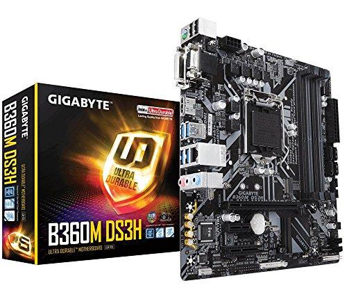 Gigabyte B360MDS3H - Placa Base (Intel B360, S 1151, DDR4, MicroATX), Color Negro