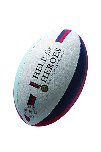 Gilbert - Balón de Rugby, edición Help for Heroes (Talla 5)