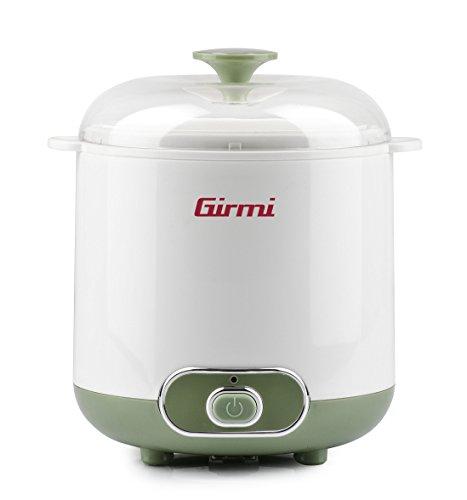 Girmi YG02 - Yogurtera (1,5 L, Verde, Blanco, 42 °C, 20 W, 220-240 V, 50-60 Hz)