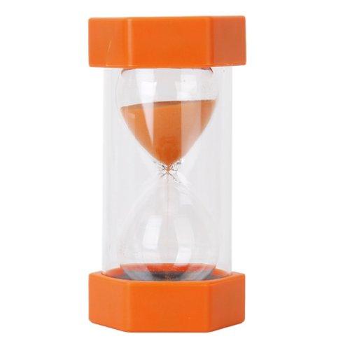 Gleader Moda de seguridad de reloj de arena 20 minutos sand timer -orange