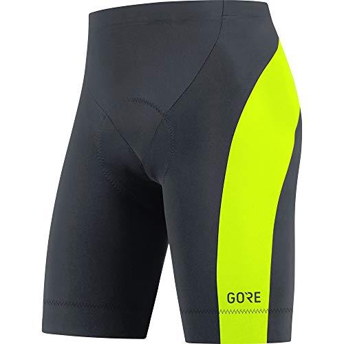 Gore Wear, Hombre, Mallas Cortas Transpirables de Ciclismo, con badana, Gore C3 Short Tights+, 100048