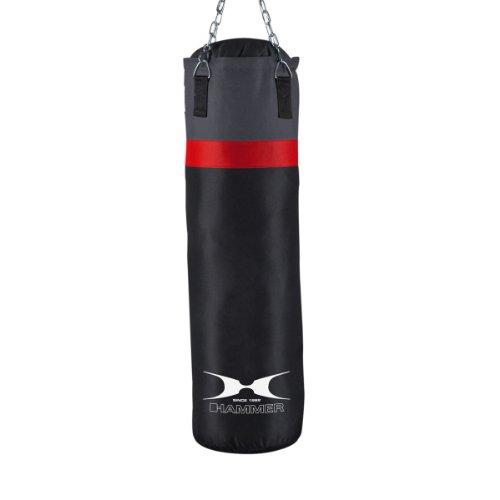 Hammer Cobra 92330 - Saco de Boxeo, 100 cm, Color Negro, Rojo y Gris