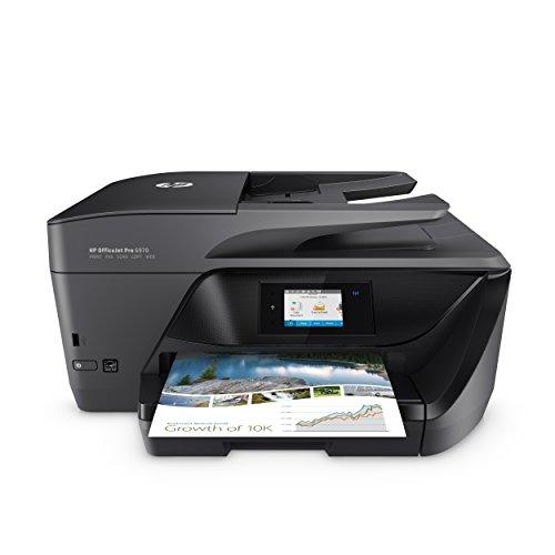 HP J7K34A OfficeJet Pro 6970 - Impresora AiO Inyección de tinta térmica compatible con Instant Ink, color negro