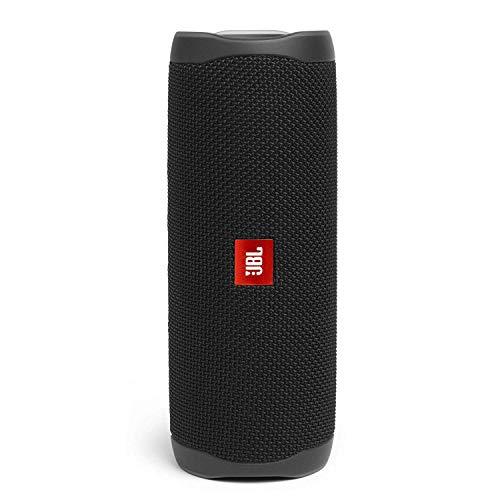 JBL FLIP 5, Altavoz Inalámbrico Portátil con Bluetooth, Speaker Resistente al Agua (IPX7), hasta 12H de Reproducción con Sonido de Calidad, Negro