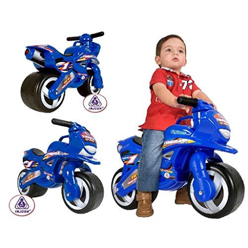 Injusa 195/000 - Moto correpasillos Tundra para bebés, Azul,  69 x 23,3 x 48 cm