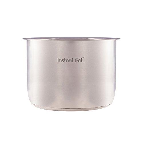 Instant Pot Cubeta para olla programable a presión Instant Pot, acero inoxidable, 6 litros