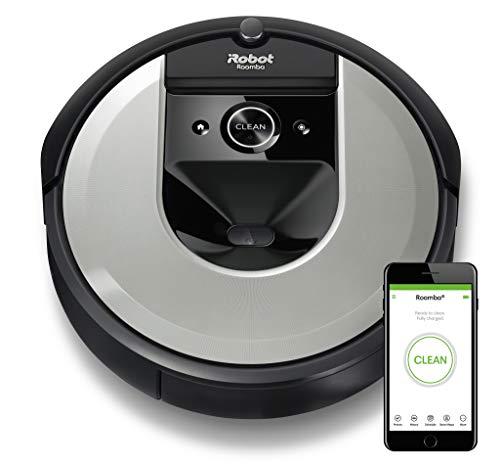 iRobot i7 Roomba - Robot aspirador adaptable al hogar, ideal para mascotas, alta potencia de succión con 2 cepillos de goma, con conexión Wifi y programable  por app
