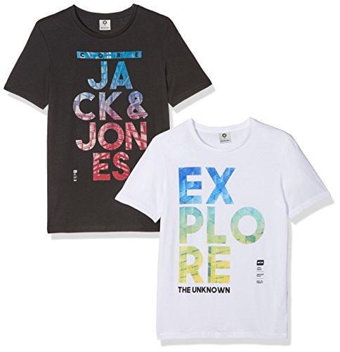 JACK & JONES Camiseta (Pack de 2 para Hombre