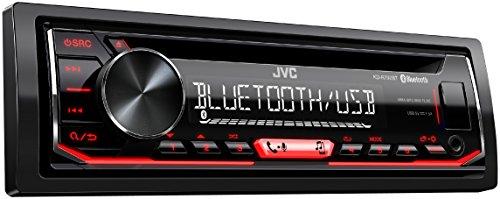 JVC KD-R792BT 200W Bluetooth Negro Receptor Multimedia para Coche - Radio para Coche (Negro, 1 DIN, 200 W, 50 W, Mos-FET, AAC,FLAC,MP3,WAV,WMA)