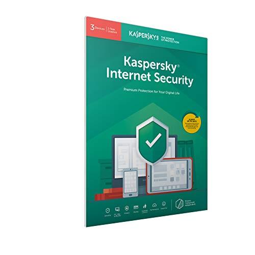 Kaspersky Internet Security 2018 | 3 Licencias/Dispositivos | 1 Año | PC / Mac / Android | Código dentro de un paquete con fácil apertura, certificado