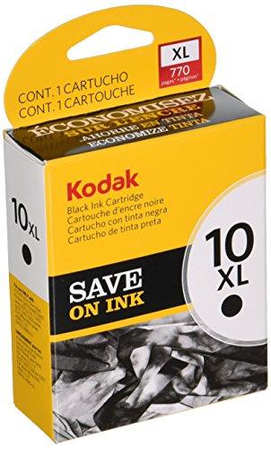 Kodak 10 Cartucho de tinta negra (negro, X L Blk 5100 5300 5500 ESP 3 ESP 5 ESP 7 ESP 9 ESP 5210 ESP Office 6150 Hero 7.1 Hero 9.1 Office HERO 6.1 Black Top; ISO/IEC 24711 impresoras de inyección de tinta) Incluye entrega en Reino Unido.