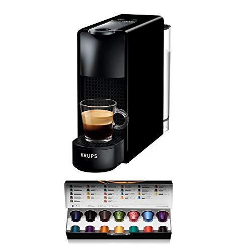 Nespresso Intenso Krups Essenza Mini XN1108 - Cafetera de cápsulas 19 bares,  2 programas de café, tamaño ultracompacto y función de autoapagado