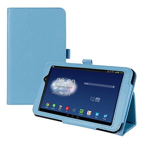 kwmobile Funda para Asus FonePad 7 FE170CG - Case delgado para tablet con soporte - Smart Cover slim para tableta en azul claro