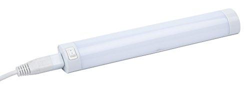 Leyton Lighting - Tira de luces LED acoplable (550 mm, 8 W, luz blanca cálida)