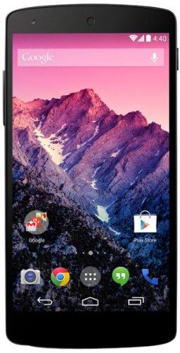 LG Nexus 5 - Smartphone Libre Android (Pantalla 4.95", cámara 8 MP, 16 GB, Quad-Core 2.2 GHz, 2 GB RAM), Negro